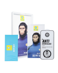 BlueO 5D Mr. Monkey Glass защитное стекло для экрана Apple iPhone 16 Pro Max черное