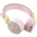 Guess słuchawki nauszne Bluetooth GUBH704GEMP różowy|pink 4G Metal Logo