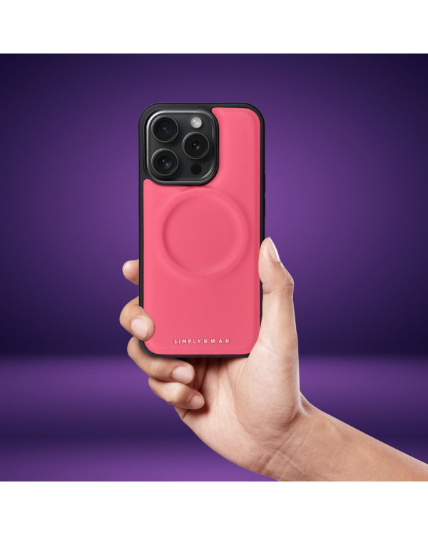 Roar Mag Morning Силиконовый задний чехол для Apple iPhone 15 Pro розовый