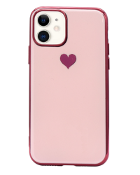 Fusion Heart Case Силиконовый чехол для Apple iPhone 11 Pro Max Розовый