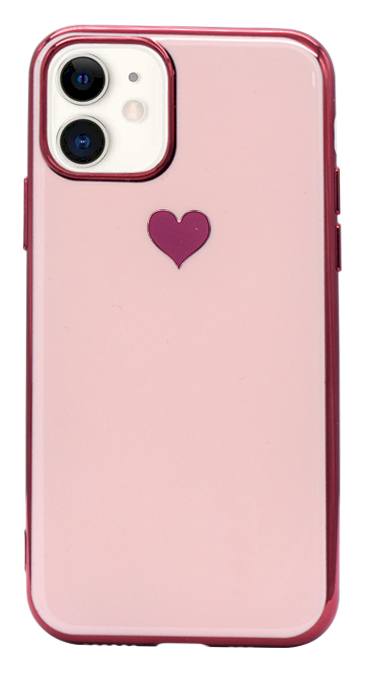 Fusion Heart Case Силиконовый чехол для Apple iPhone 11 Pro Max Розовый