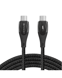 Cable USB-C to USB-C BlitzWolf BW-FC1, 96W, 5A, 1m (black)