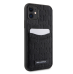Karl Lagerfeld Saffiano Monogram Card Slot Case for iPhone 11 Black