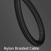 Дополнительное изображение книги «USAMS Kabel pleciony U5 2A USB-C czarny |black 1,2m SJ221TC01 (US-SJ221)»