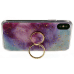 Fusion Marble Ring Back Case Силиконовый чехол для Xiaomi Redmi Note 9S / Note 9 Pro / Note 9 Pro Max Фиолетовый - Синий