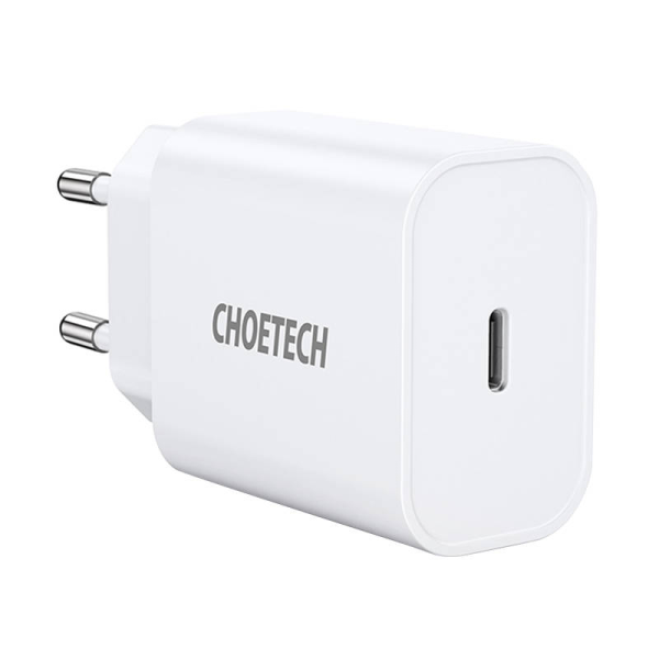 Настенное зарядное устройство Choetech USB Type C PD 20W белый (Q5004 V4)