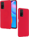 Fusion elegance fibre прочный силиконовый чехол для Huawei P Smart 2021 красный