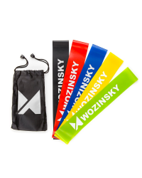 Wozinsky Exercise Bands Resistance Loop Band, Rubber Elastic Strength Training Equipment for Home Gym (WRBS5-01)