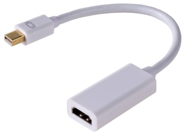 Fusion Адаптер mini DisplayPort на HDMI белый Fusion Адаптер mini DisplayPort на HDMI белый