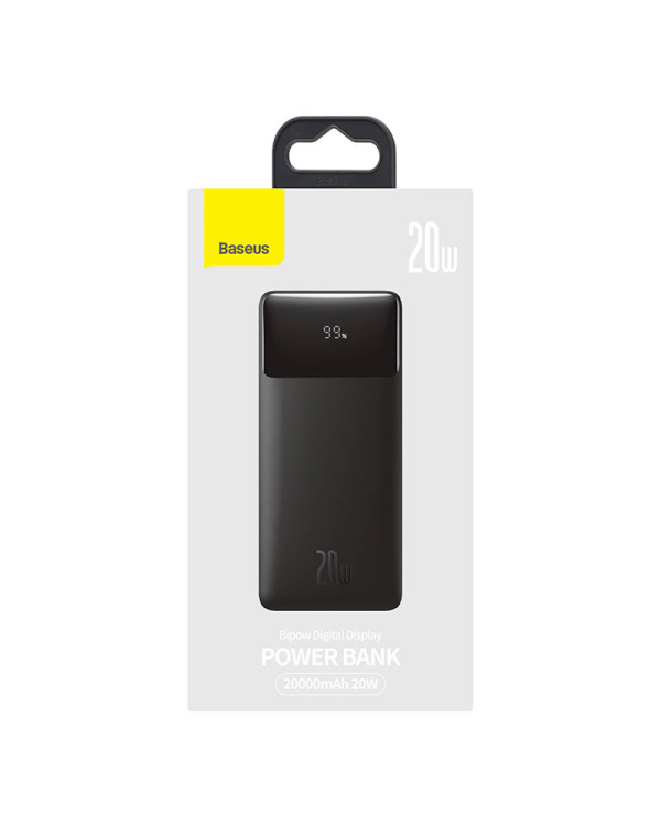 Powerbank Baseus Bipow 20000mAh, 20W (black)