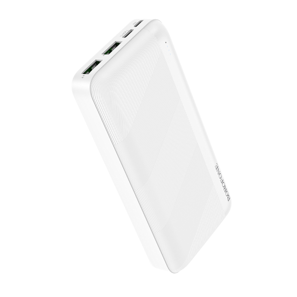 Borofone Power Bank 20000mAh BJ27A Pindar - 2xUSB - белый Borofone Power Bank 20000mAh BJ27A Pindar - 2xUSB - белый