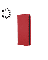 Fusion Genuine Leather книжка чехол для Xiaomi Redmi 12C красный