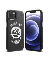 Ringke Onyx Design Durable TPU Case Cover для iPhone 13 mini black (Graffiti) (OD541E233)
