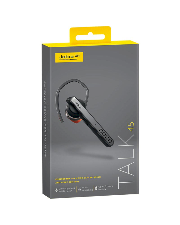 Jabra Talk 45 Беспроводной Наушник с функцией Clear Sound | HD серый