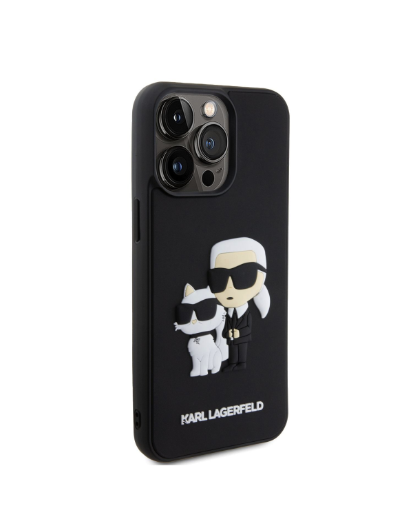 Дополнительное изображение книги «Karl Lagerfeld 3D Rubber Karl and Choupette Case for iPhone 15 Pro Max Black»