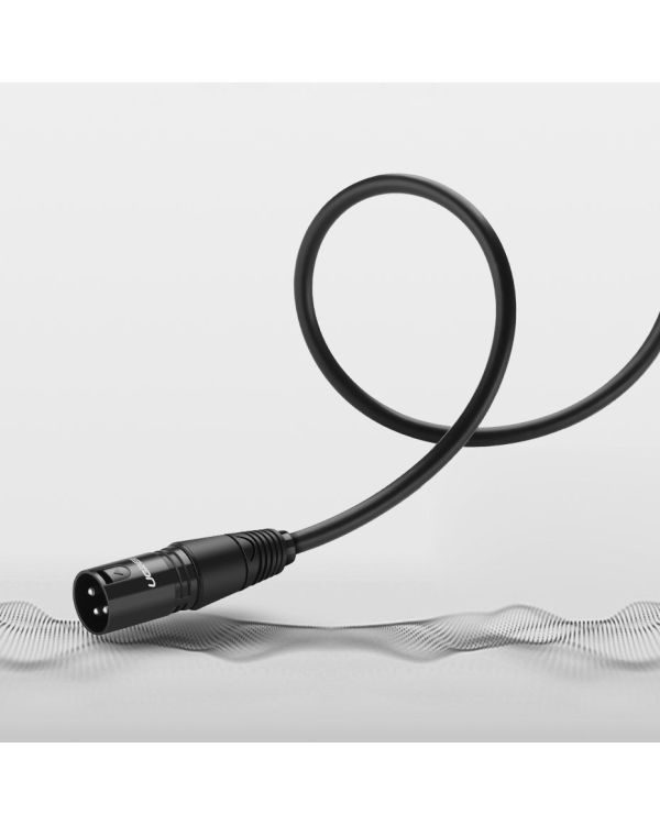 XLR female to XLR male cable UGREEN AV130 3m (black)