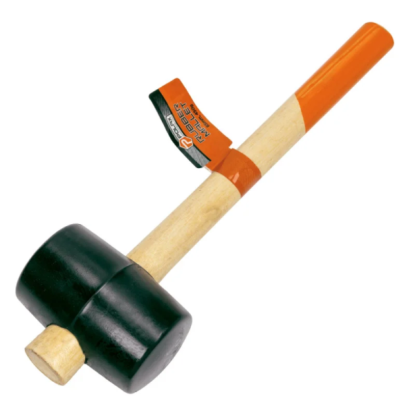 Резиновая киянка Polax с деревянной ручкой| 60 мм | 450 г