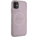 Guess GUHMN61PSAHMCP iPhone 11 | Xr 6.1" розовый жесткий чехол Saffiano MagSafe