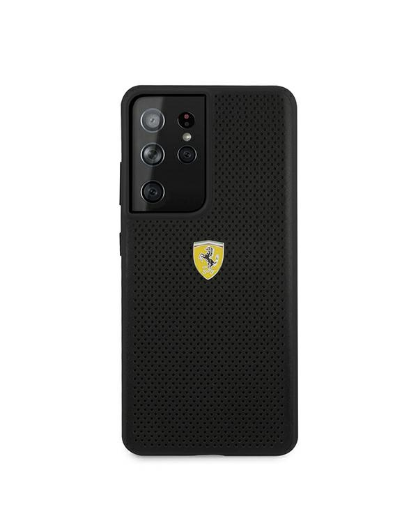 Ferrari FESPEHCS21LBK S21 Ultra G996 |black hardcase On Track Perforated