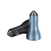 Baseus Golden Contactor Pro car charger, 2x USB-C, 1x USB, 65W (gray)