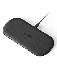 Choetech 2in1 Qi Wireless Charger for Airpods 2 Phone / Earphone with 5 Charging Coils Black (T535-S (H))
