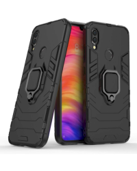 Fusion Armor Ring Back Case Силиконовый чехол с магнитом для Apple iPhone 11 Черный