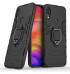 Fusion Armor Ring Back Case Силиконовый чехол с магнитом для Apple iPhone 11 Черный
