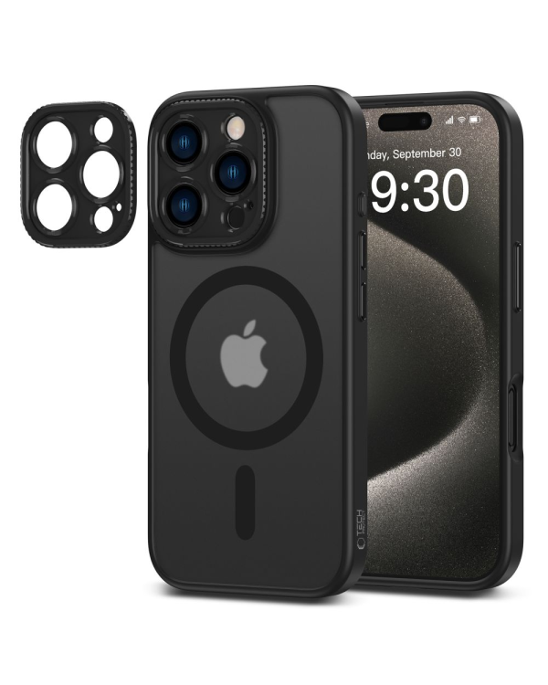 TECH-PROTECT MAGCAM MAGSAFE IPHONE 16 PRO MAX МАТОВЫЙ ЧЕРНЫЙ