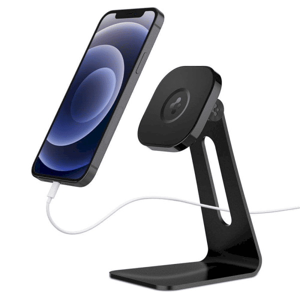 Обложка книги «SPIGEN ONETAP MAGSAFE MAGNETIC STAND BLACK»