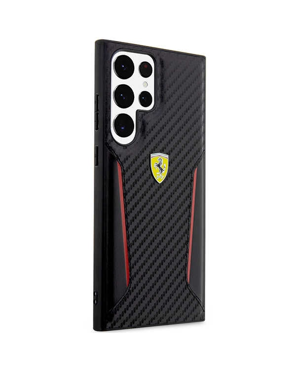 Дополнительное изображение книги «Ferrari PU Carbon Hard Case for Samsung Galaxy S23 Ultra Black»