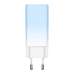 Baseus CCGP050103 DZ-HW Baseus GaN3 Pro Fast Charger 2C+U 65W EU Cloud Blue (With Dynamic Series Fast Charging Data Cable Type-C to Type-C 100W 1m Blue)