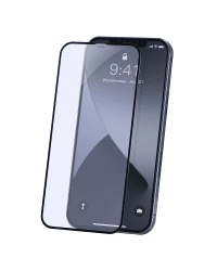 Baseus SGAPIPH61P-TE01 защитное стекло для экрана Apple iPhone 12 / 12 Pro черное (2 штуки)