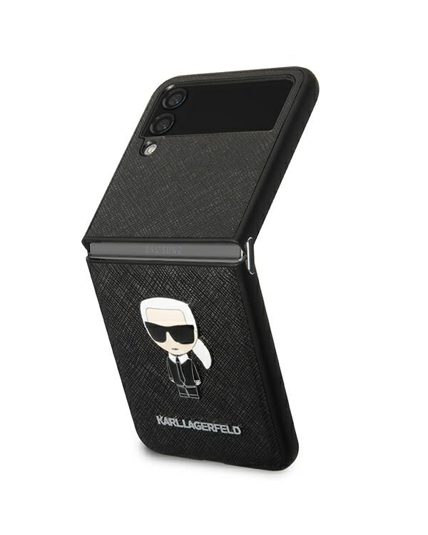 Дополнительное изображение книги «Karl Lagerfeld PU Saffiano Ikonik Case for Samsung Galaxy Z Flip 4 Black»