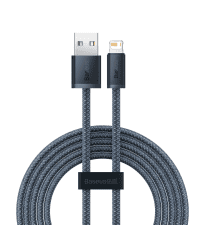 Baseus iPhone USB cable - Lightning 2m, 2.4A gray (CALD000516)