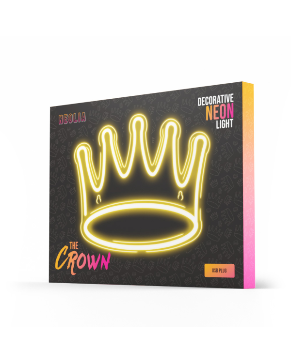 Неон PLEXI LED CROWN теплый белый NNE12 Neolia
