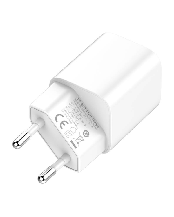 Wall charger LDNIO A2318C USB, USB-C 20W + USB-C Cable