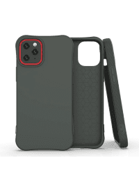 Fusion Solaster Back Case Силиконовый чехол для Apple iPhone 12 / 12 Pro Темно Зеленый