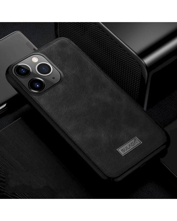 Sulada royal case прочный силиконовый чехол для Apple iPhone 12 / 12 Pro черный