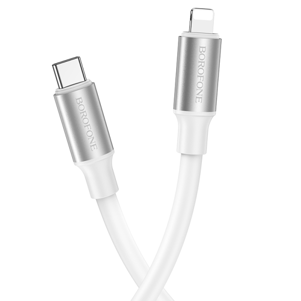 Кабель Borofone BX82 Bountiful - Type C to Lightning - PD 20W 1 метр белый