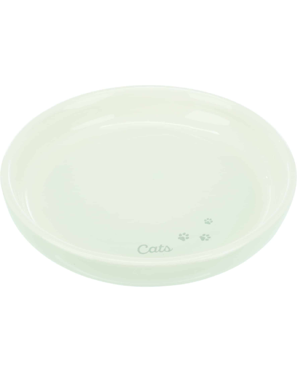 Миска для животных, керамика - Trixie Миска XXL, плоская, керамика, 0,35л | 18см| 1шт