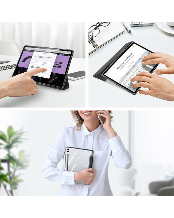 Dux Ducis Toby Magnet Case чехол для планшета Samsung X510 Galaxy Tab S9 FE черный