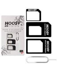 Noosy  Комплект адаптеров для SIM карт + Иголочка Черный