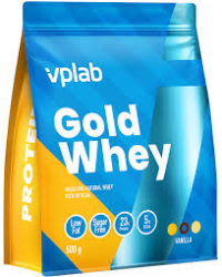 Протеин VPLab Gold Whey Vanilla, ванильный вкус 500 г