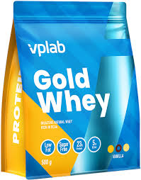 Протеин VPLab Gold Whey Vanilla, ванильный вкус 500 г
