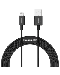 Baseus Superior USB - Lightning fast charging data cable 2,4 A 2 m black (CALYS-C01)