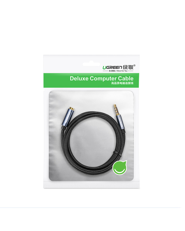 Ugreen adapter cable extension AUX mini jack 3.5 mm 1.5m blue (AV118)