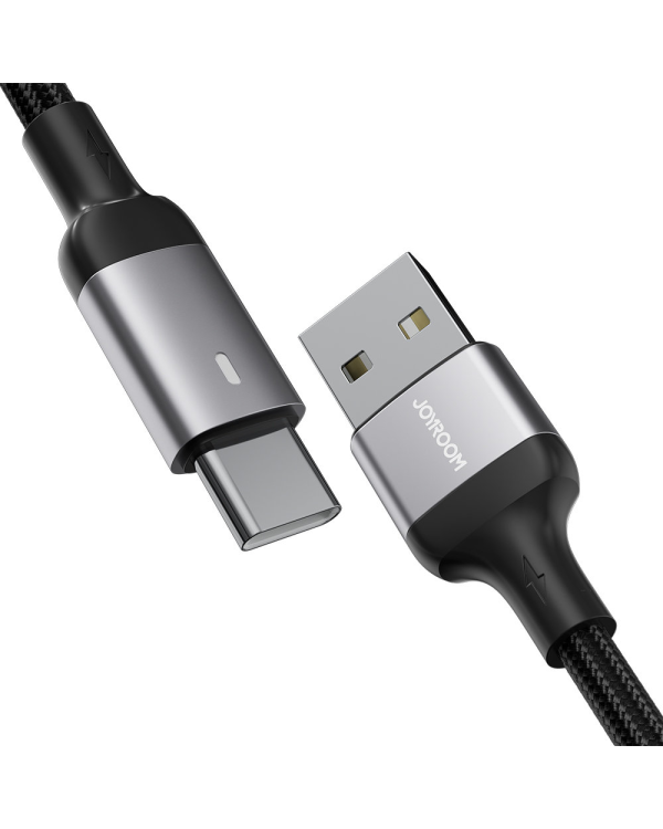 Joyroom USB cable - USB C 3A for fast charging and data transfer A10 Series 1.2 m black (S-UC027A10)