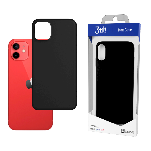 Обложка книги «Apple iPhone 12 Mini - 3mk Matt Case black»