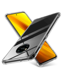 Fusion Ultra Back Case 1 mm Прочный Силиконовый чехол для Xiaomi Poco X3 Прозрачный