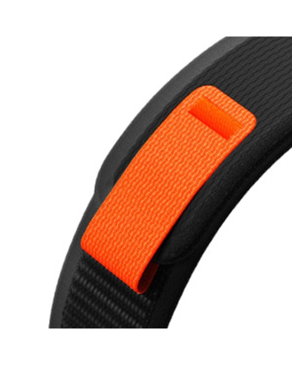 Tech-Protect Nylon Strap for Garmin Fenix ââ5|6|6 Pro|7 - Black|Orange